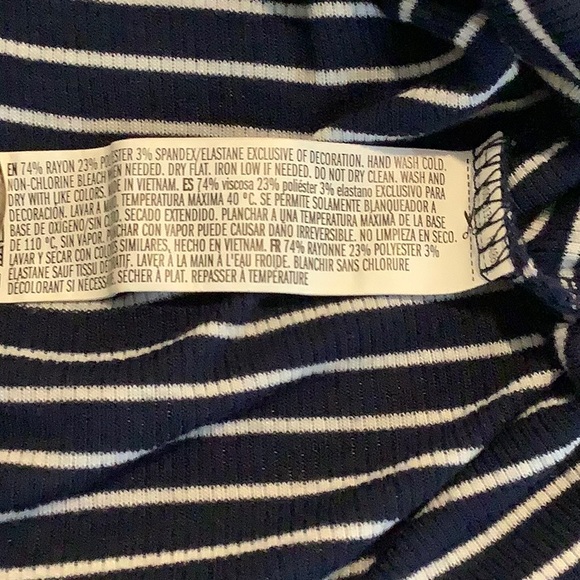 Navy/ White Sundress M - Picture 5 of 5